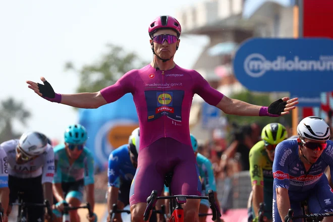 Milan je letos najboljši sprinter na Giru. FOTO: Luca Bettini Afp
