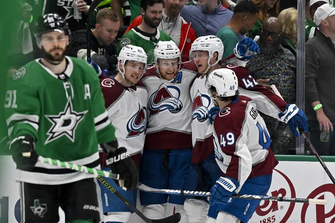 Colorado se je veselil zmage. FOTO: Jerome Miron/USA Today Sports