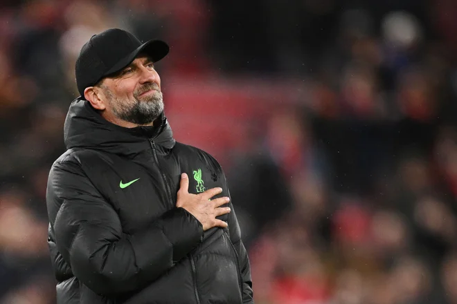 Klopp iz Liverpoola odhaja kot legenda kluba, nekdanji igralec Dieter Hamman pričakuje, da bo Klopp pred štadionom ob boku Billa Shankleyja dobil svoj kip. FOTO: Oli Scarff/AFP