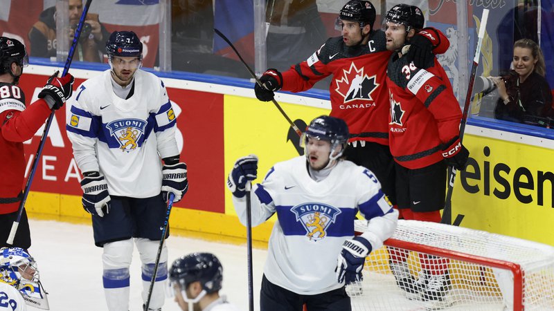 Fotografija: Kanada je premagala Finsko. FOTO: Eva Korinkova/Reuters