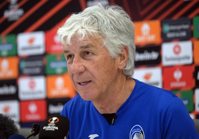Izkušeni Gian Piero Gasperini je Atalanto popeljal v evropski vrh. FOTO: Daniele Mascolo/Reuters