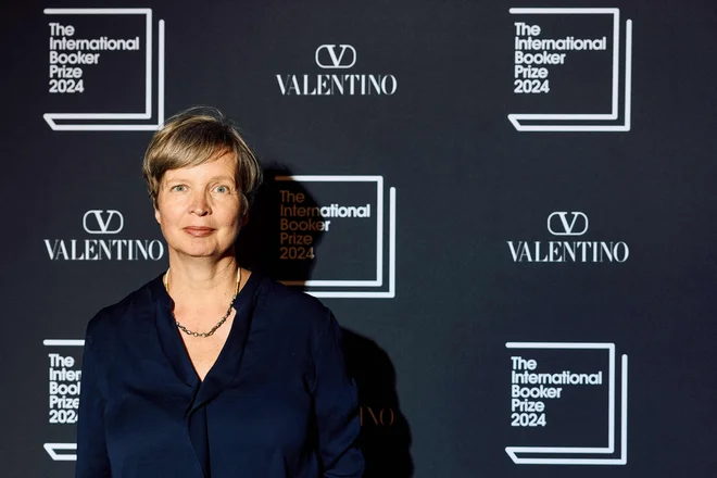 Jenny Erpenbeck je prva nemška pisateljica, ki je prejela nagrado mednarodni booker. FOTO:  Benjamin Cremel/AFP
