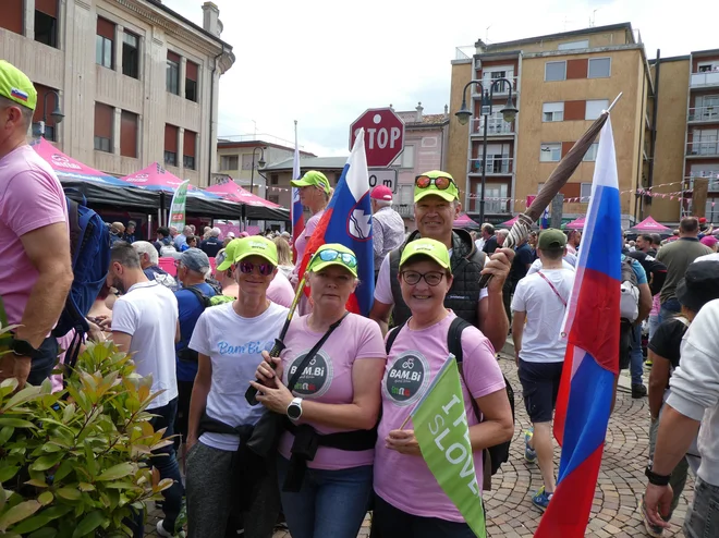 Slovenci na startu 19. etape. FOTO: Miroslav Cvjetičanin 