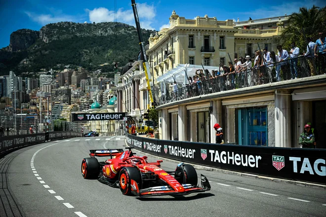 Charles Leclerc je bil doma najhitrejši. FOTO: Nicolas Tucat/AFP