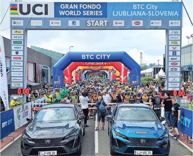 Štart Maratona Franja BTC City FOTO: Prijavim.se

 