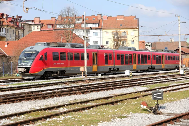 Število potnikov na vlakih narašča, tudi zaradi brezplačnih vozovnic. FOTO: Dejan Javornik/Delo