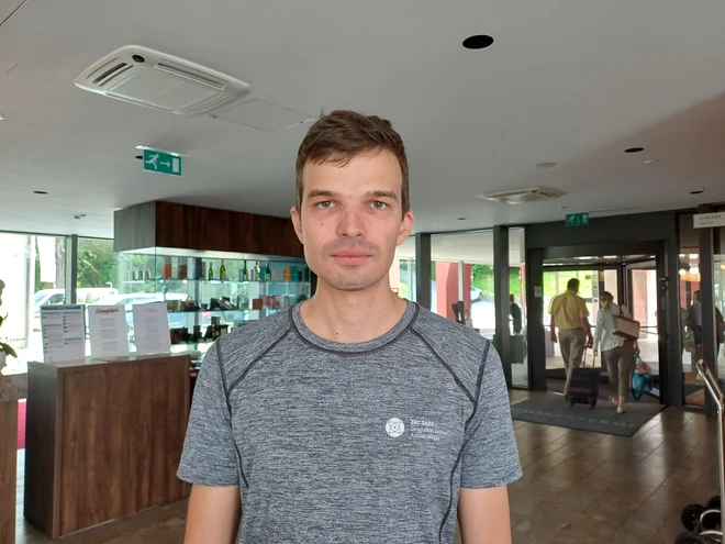 Lenart Štaut z Geografskega inštituta Antona Melika, ZRC SAZU. FOTO: Polona Malovrh
