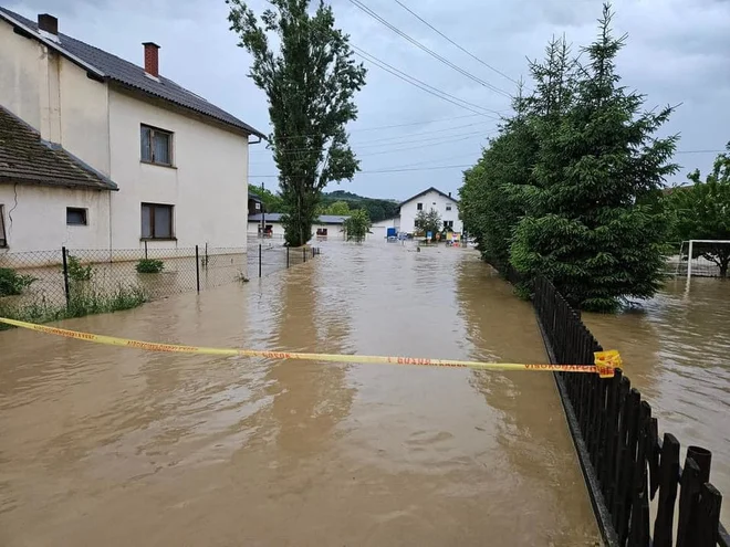 Razmere na območju Boračeve FOTO: Roman Leljak/Občina Radenci/Facebook