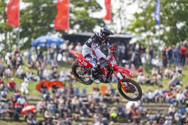 Gajser je bil v Nemčiji drugi. FOTO: Honda Racing