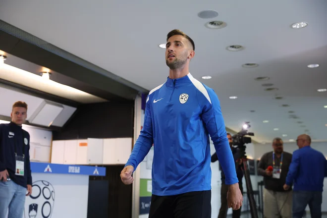 Andraž Šporar proti Danski upa na podoben scenarij kot iz kvalifikacijske tekme v Stožicah, ko je zadel za 1:0. FOTO: Leon Vidic/Delo