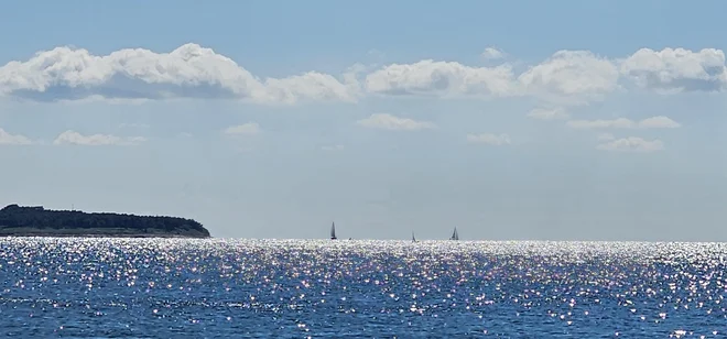 Na videz je morje idealno. Vendar se sluz lepi na kožo kopalcev. FOTO: Boris Šuligoj