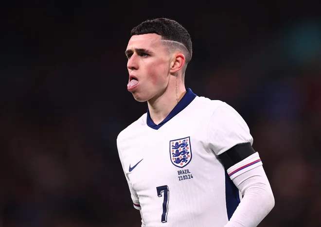Phil Foden je bil neviden. FOTO: Carl Recine/Reuters
