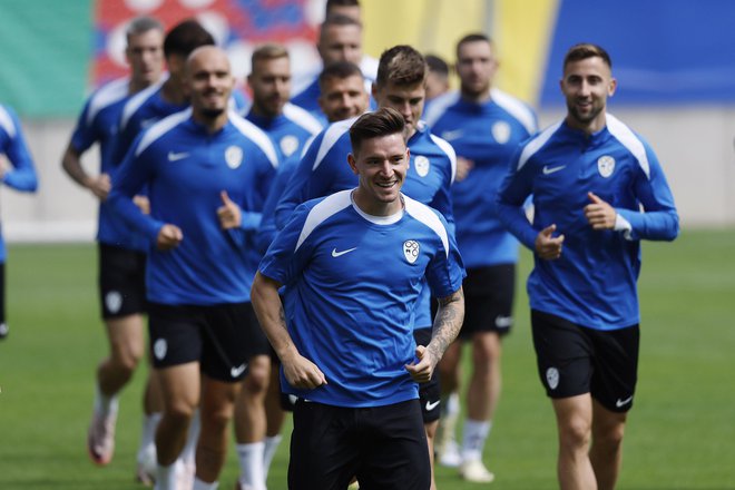 Benjamin Verbič je bil dobre volje. FOTO: Leon Vidic