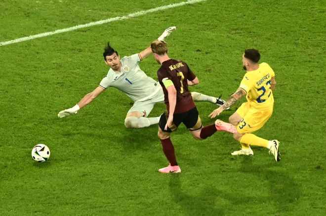 Dokončal ga je Kevin De Bruyne. FOTO: Angelos Tzortzinis/AFP