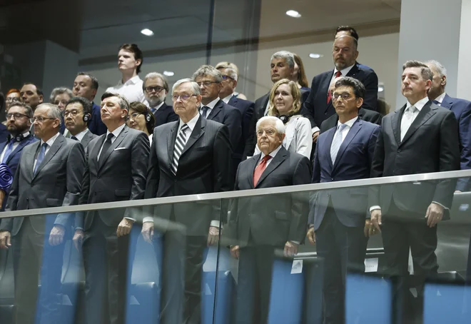 Slavnostna seja Državnega zbora. FOTO: Jože Suhadolnik