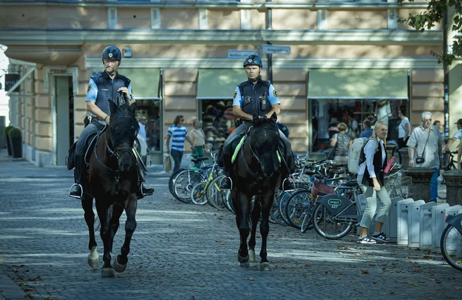 Rezultati javnomnenjskih raziskav o delu policije in odnosu do varnosti kažejo, da so ugodne varnostne razmere hkrati blagovna znamka in dejavnik mednarodne konkurenčnosti Slovenije. FOTO: Jože Suhadolnik/Delo