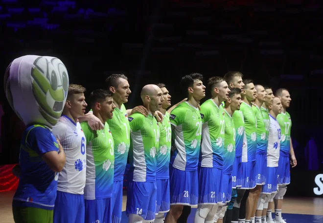 Slovenski odbojkarji bodo prvič igrali na olimpijskih igrah. FOTO: Blaž Samec/Delo