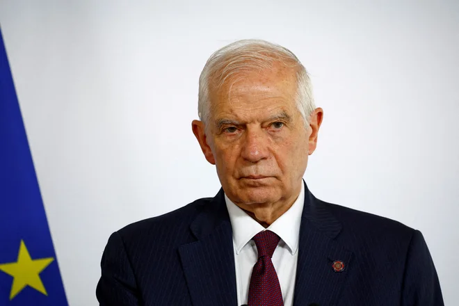 Vodja diplomacije Evropske unije Josep Borrell po včerajšnjem poskusu odmrznitve dialoga med Beogradom in Prištino ni imel veliko razlogov za zadovoljstvo. Foto Sarah Meyssonnier/Reuters