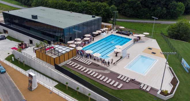 Sprostite se v čarobnem bazenskem kompleksu Aqualatio v Slovenj Gradcu. FOTO: Bazenski kompleks Aqualatio