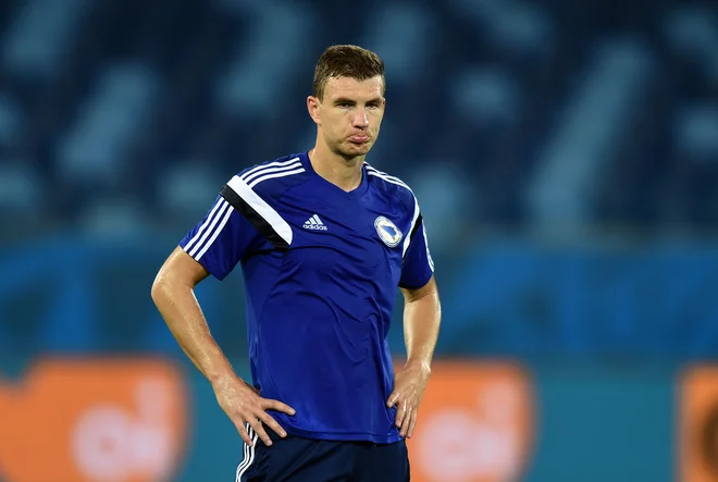 Edin Džeko naj bi igral za Hajduk. FOTO: Jewel Samad/AFP