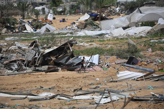 Razmere na obleganem palestinskem ozemlju so neznosne. FOTO: Eyad Baba/Afp