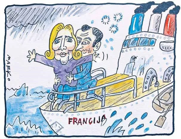 Volitve v Franciji KARIKATURA: Marko Kočevar

 