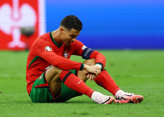 Cristiano Ronaldo je že skoraj obupal. FOTO: Lee Smith/Reuters