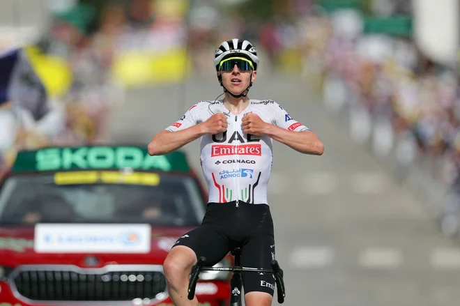 Pogi spet v svojem stilu do zmage. FOTO: Thomas Samson Afp