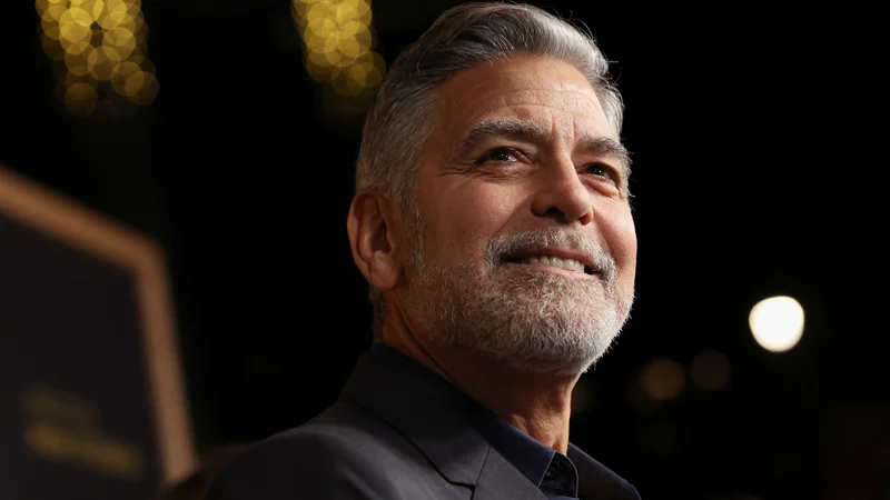 George Clooney je eden vidnejših podpornikov in mecenov ameriških Demokratov. FOTO: Mario Anzuoni/Reuters