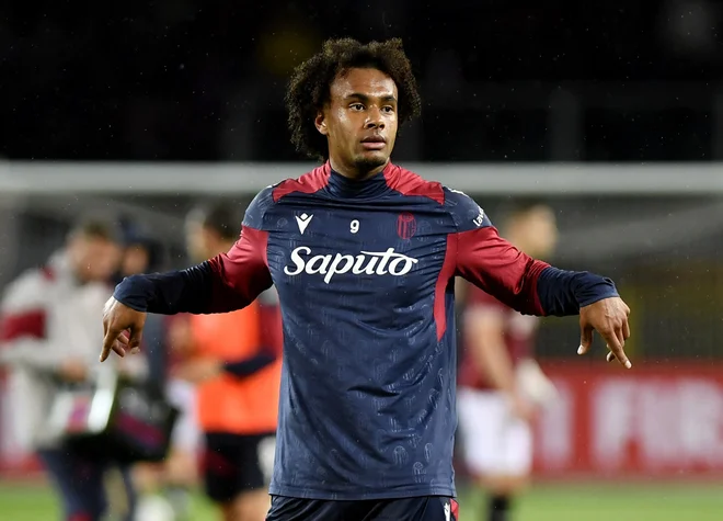 Joshua Zirkzee bo okrepil Manchester United. FOTO: Massimo Pinca/Reuters