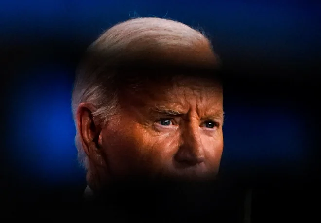 Ameriški demokratski predsednik Joe Biden. FOTO: Nathan Howard/Reuters