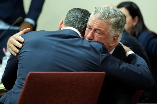 Alec Baldwin se je januarja letos izrekel za nedolžnega. FOTO: Ramsay De Give/Reuters