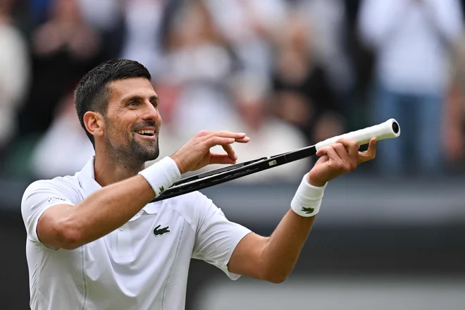 Novak Đoković se je že desetič uvrstil v finale tega znamenitega turnirja. FOTO: Andrej Isaković/AFP
