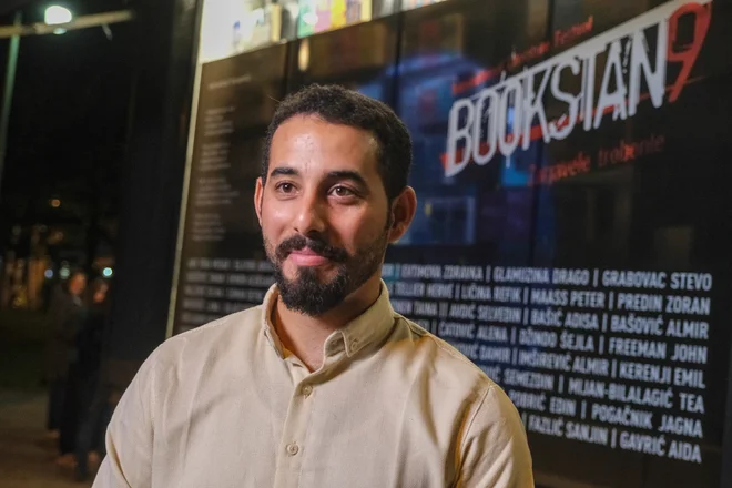 Mosab Abu Toha je v Sarajevu gostoval na festivalu Bookstan. FOTO: Milomir Kovačević Strašni