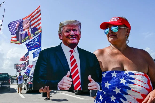 Donald Trump je za las ušel smrti. FOTO: Giorgio Viera/AFP