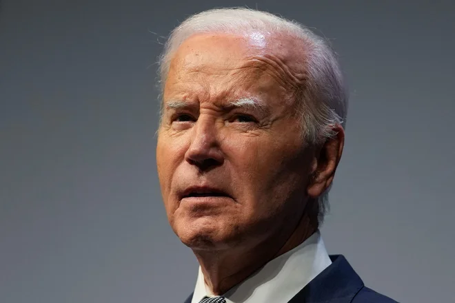 Predsednik ZDA Joe Biden. FOTO: Kent Nishimura/AFP