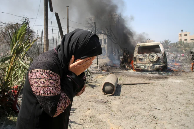 Izraelska okupacija palestinskih ozemlj je kršitev mednarodnega prava. FOTO: Hatem Khaled/Reuters