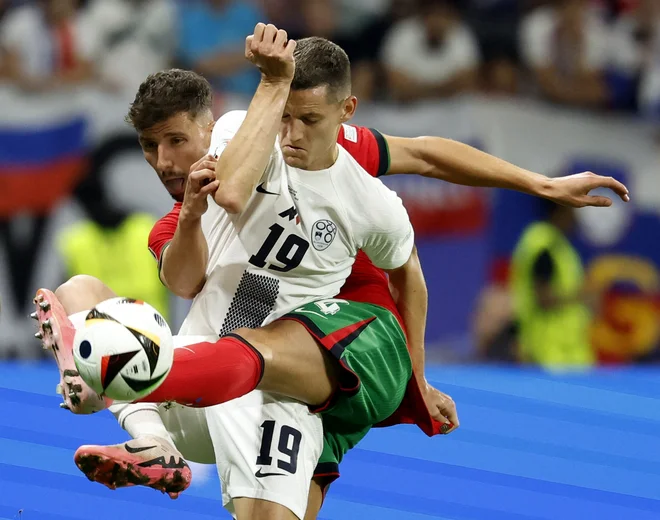 Žan Celar je igral na nedavnem euru. FOTO: Heiko Becker/ Reuters