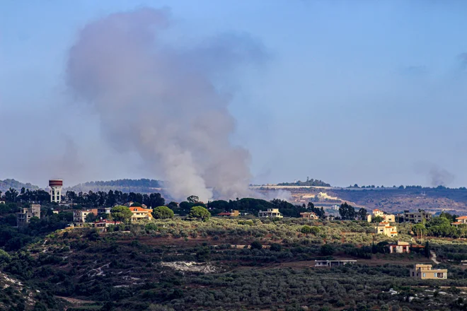 Izraelski napad na Libanon, 18. julij. FOTO: Kawnat Haju/AFP