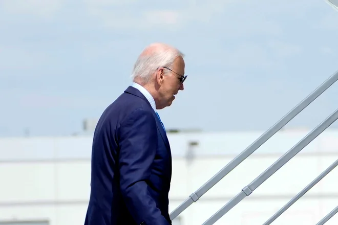 Joe Biden se ne bo potegoval za še en mandat. FOTO: Kent Nishimura/AFP