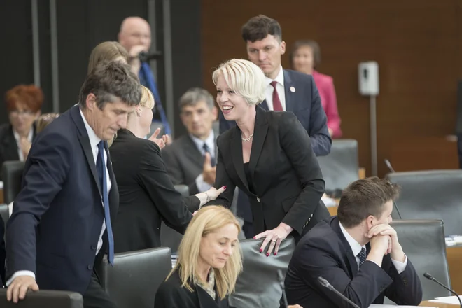 Vodja poslancev Gibanja Svoboda je ves čas trdil, da verjame svojim poslancem, da so glasovali, kot so se dogovorili. FOTO: Jure Eržen/Delo
