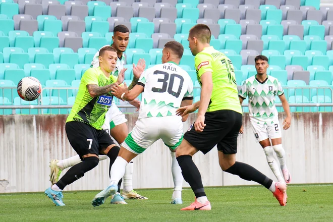 Raul Florucz je sijajno kronal fantastično akcijo Ljubljančanov za končnih 2:0. FOTO: Voranc Vogel