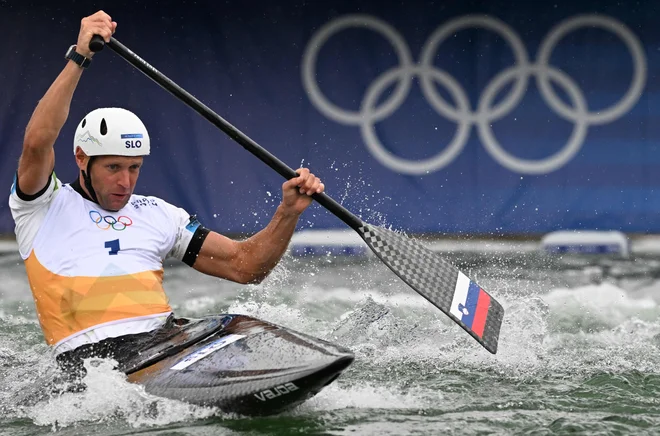Benjamin Savšek je šel skozi prvo sito pri branjenju olimpijskega zlata iz Tokia. FOTO: Olivier Morin/AFP