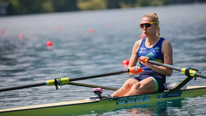 Nina Kostanjšek se je trudila, a uvrstitev v polfinale je bila zelo oddaljena. FOTO: VZS