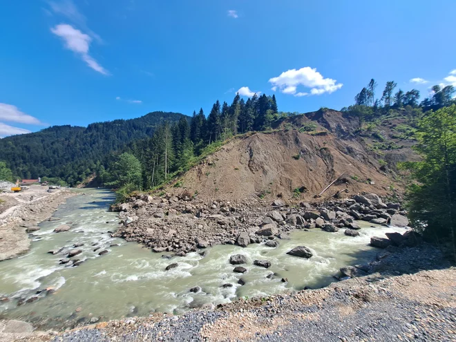 Plaz nad zaselkom Struge nad Savinjo. FOTO: Špela Kuralt