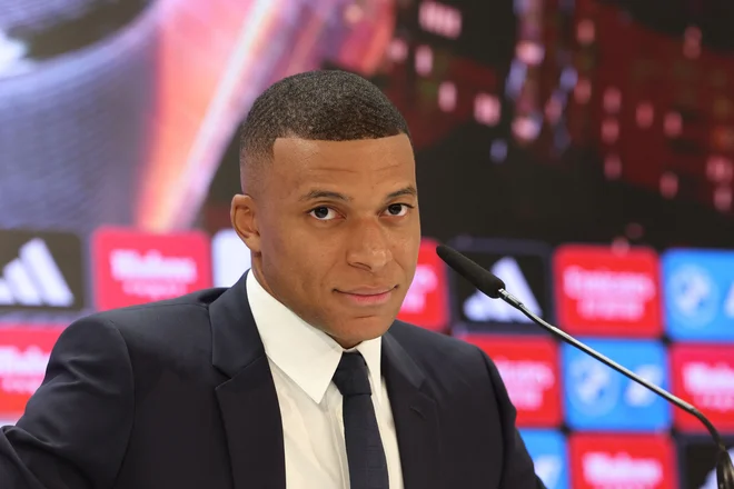 Kylian Mbappe je prek svojega investicijskega sklada Coalition Capital kupil 80 odstotkov delnic kluba SM Caen. FOTO: Pierre-Philippe Marcou/AFP