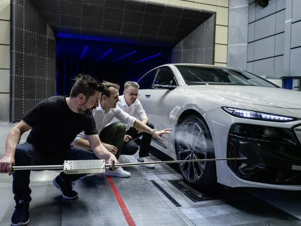 Pri Audiju so se veliko ukvarjali z aerodinamiko novega A6. FOTO: Audi