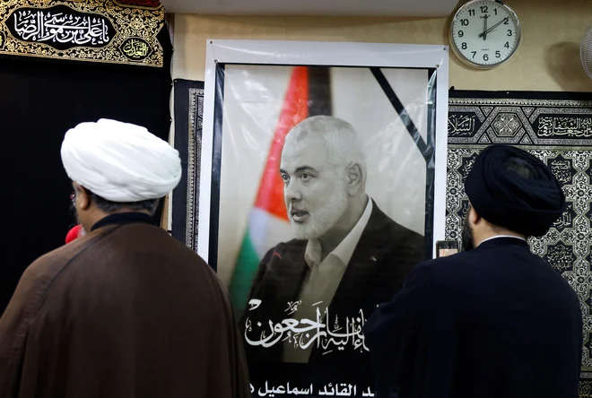 Ismaila Hanijo so ubili v sredo, 31. julija. FOTO: Alaa Al-marjani/Reuters