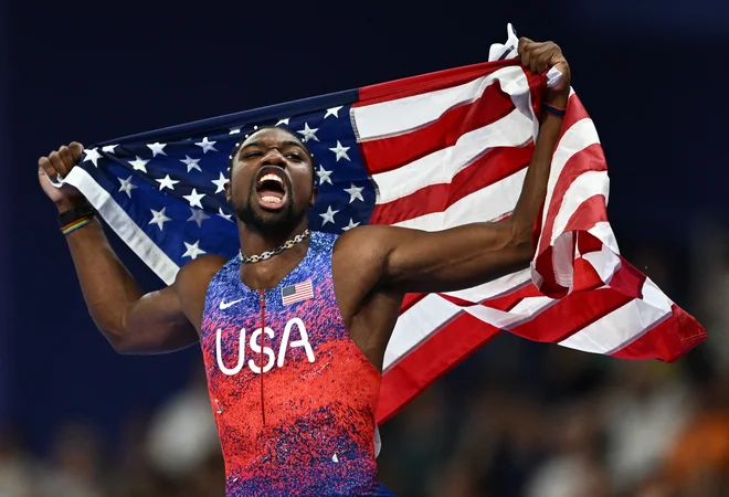 Noah Lyles je pravi volk med volkovi. FOTO: Dylan Martinez/Reuters