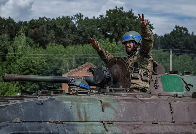 Uspehi ob vdoru v Kursko oblast naj bi zelo okrepili moralo in bojni duh med ukrajinskimi vojaki. FOTO: Viacheslav Ratynskyi/Reuters